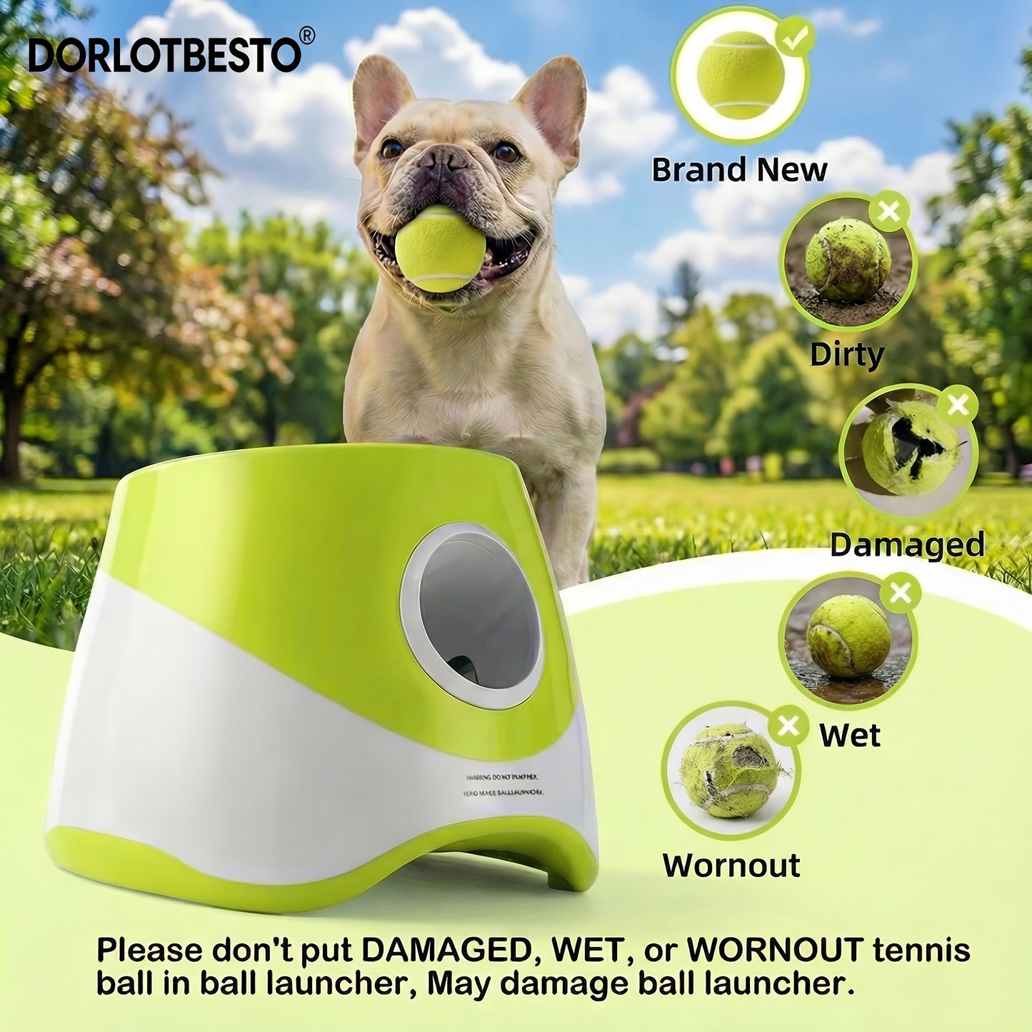 Pet Ball Thrower & Picker Toy - Fun Outdoor Interactive Play - Exercise Dog's Agility and Coordination - Durable Pet Retrieval Tool