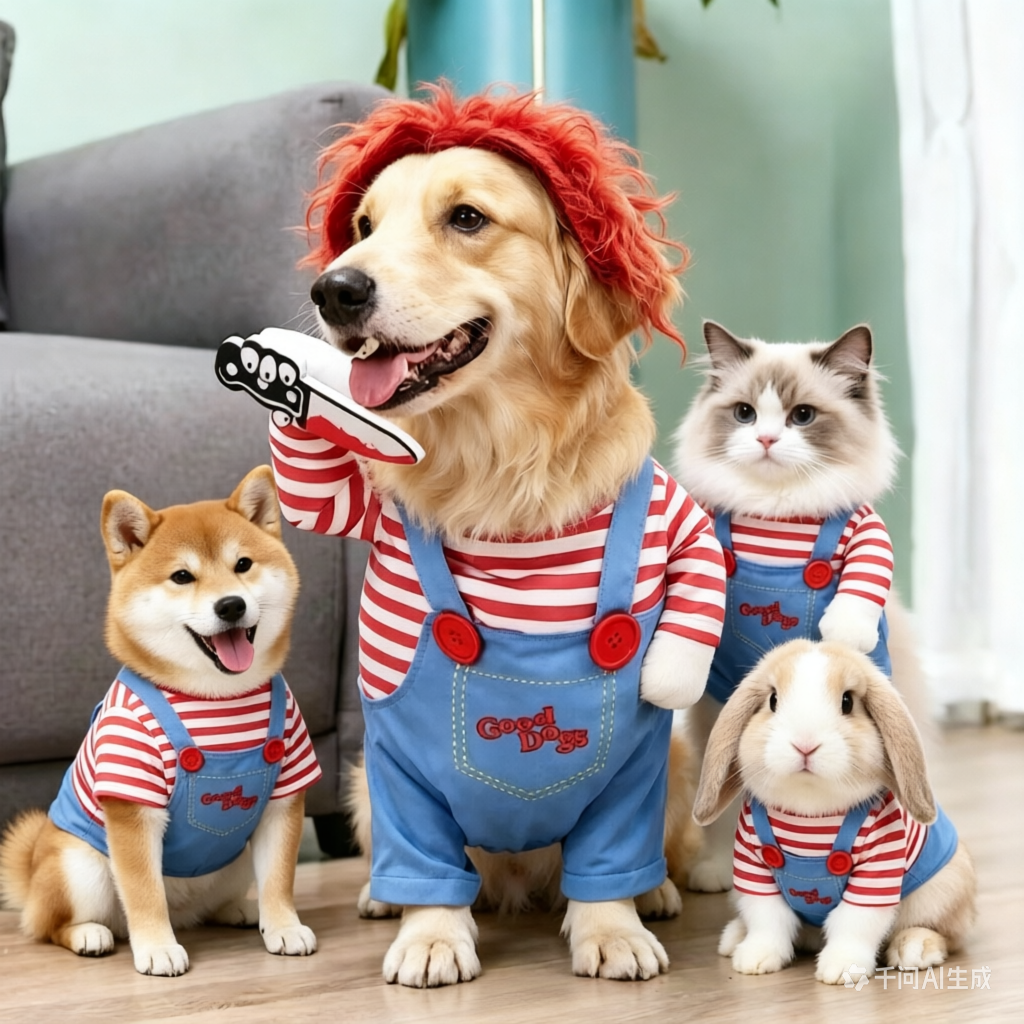 "Ahoy Matey!" Hilarious Pirate Dog Costume - Funny Pet Standing Transformation Outfit for Dogs & Cats, Perfect for Halloween, Parties & Photoshoots (
