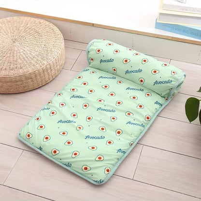 Pet Cooling Mat - Ice Silk Breathable Pad for Dogs & Cats