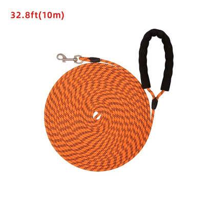Professional Pet Training Slip Lead - Heavy Duty Reflective P-Rope Dog Leash, Anti-Pull No-Choke Solution for Medium to Large Dogs