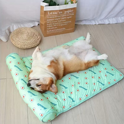 Pet Cooling Mat - Ice Silk Breathable Pad for Dogs & Cats