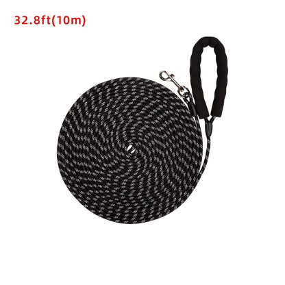 Professional Pet Training Slip Lead - Heavy Duty Reflective P-Rope Dog Leash, Anti-Pull No-Choke Solution for Medium to Large Dogs