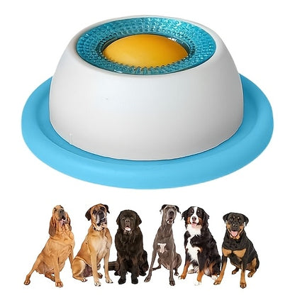 Interactive Pet Roller Licking Feeder - Slow Feeder Dog Bowl for Anxiety Relief & Mental Stimulation - Suitable for Dogs & Cats, Easy to Clean