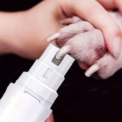 Professional Painless Dog Nail Grinder - Quiet Electric Pet Nail Trimmer for Dogs & Cats, Safe & Effective Grooming Tool for Pet Paw Care