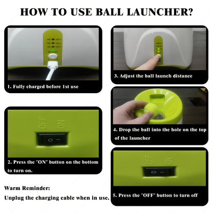 Pet Ball Thrower & Picker Toy - Fun Outdoor Interactive Play - Exercise Dog's Agility and Coordination - Durable Pet Retrieval Tool