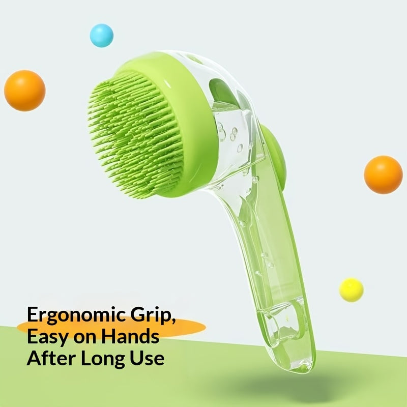 Easy Pet Wash Fast Lather Massage Brush | Ergonomic Handheld Silicone Scrubber for Stress-Free Grooming & Bathing
