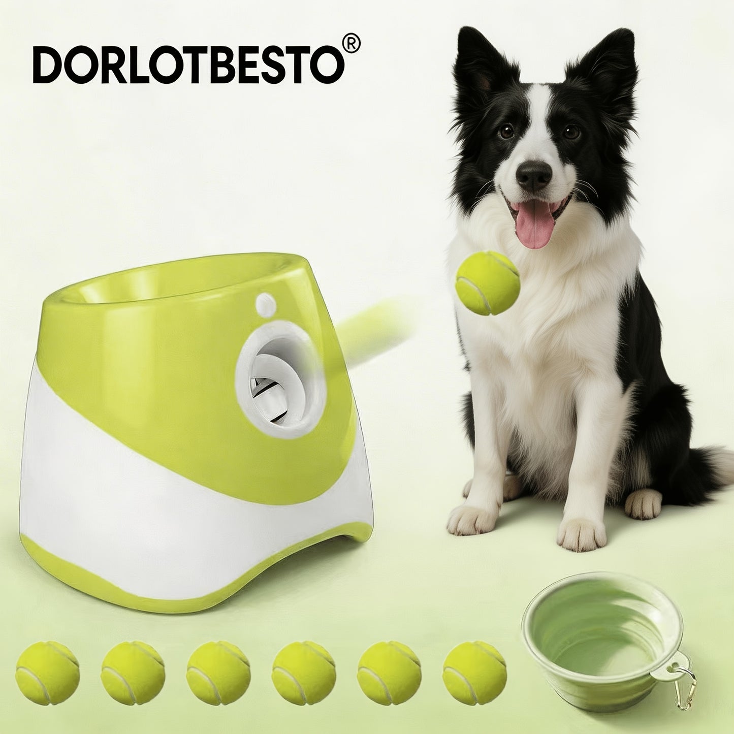 Pet Ball Thrower & Picker Toy - Fun Outdoor Interactive Play - Exercise Dog's Agility and Coordination - Durable Pet Retrieval Tool